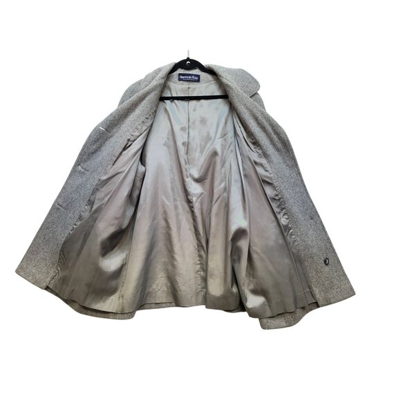 Herman Kay Womens Wool Blend Coat Size 18 Gray - Picture 5 of 13